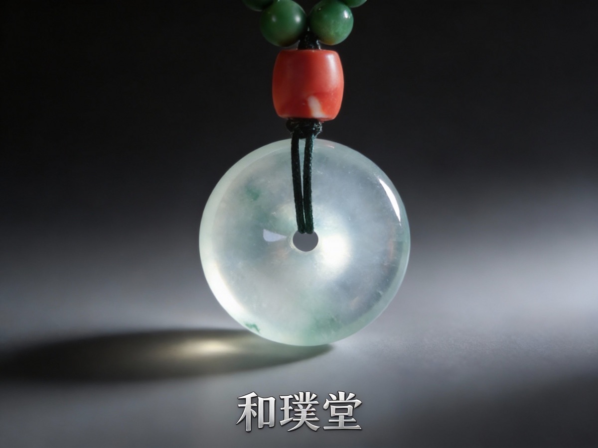 冰种平安扣挂件